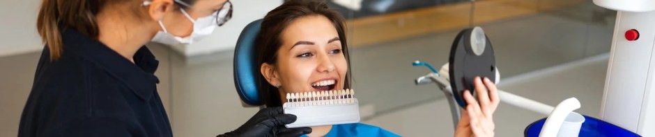 Patient receiving professional tooth whitening consultation at Christchurch Dental